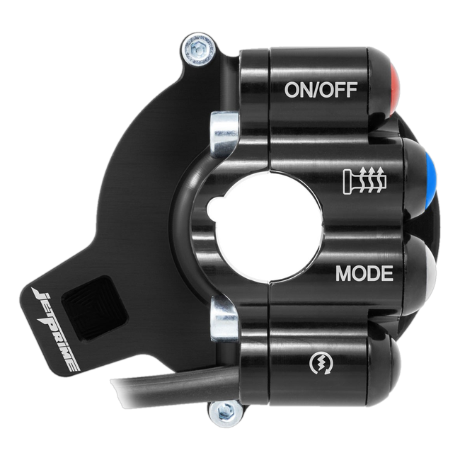 Gasgriffgehäuse mit integriertem Lenkerschalter JetPrime BMW S 1000 RR (15-18) JP CO BM008 – geschlossenes Gehäuse