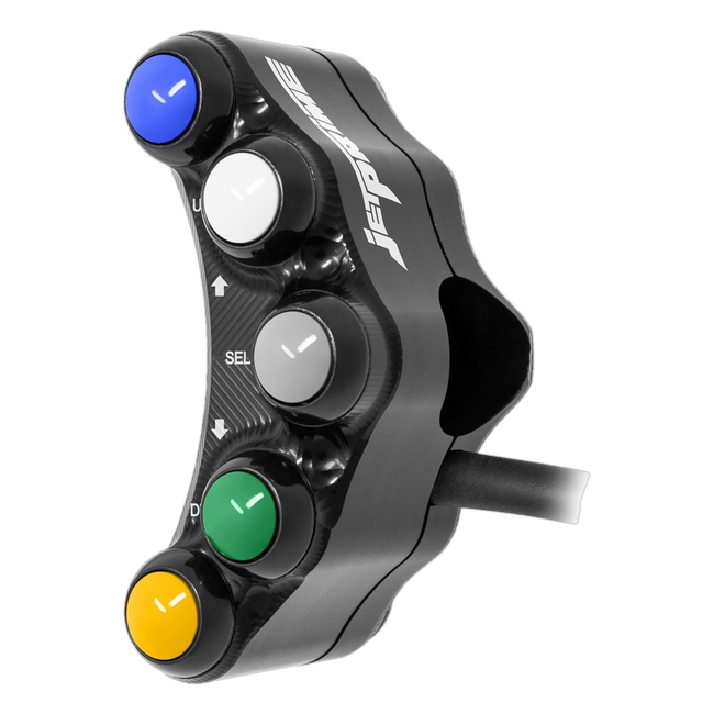 Lenkerschalter Sport links JetPrime Aprilia RSV4 / RSV4 RR (15-20) JP SPS 003 – für I2M-Dashboard