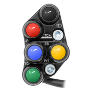 Lenkerschalter Superbike links JetPrime Aprilia RSV4 RF (17-18) JP SPS 009 – für APX-Dashboard
