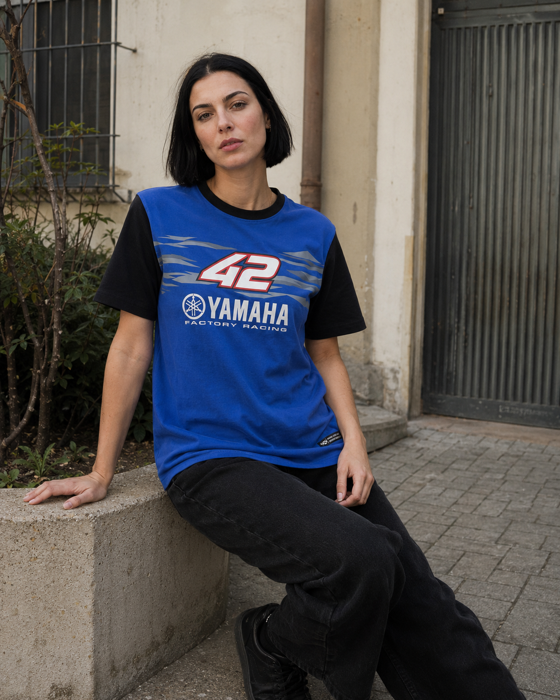 Alex Rins #42 Yamaha Factory Racing T-Shirt Replica Herren 2026 IXON