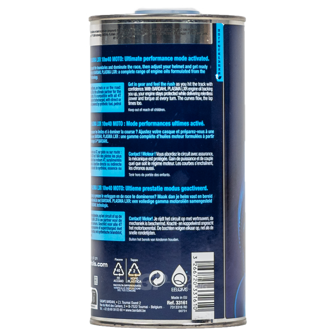 Bardahl 10W40 Plasma LXR - 1 litro de aceite premium 
