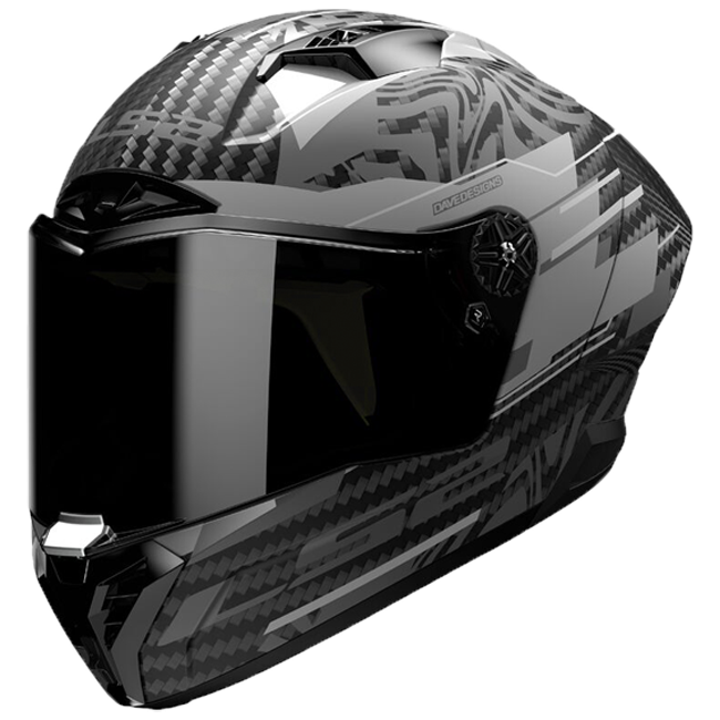 Casco LS2 FF805 Thunder GP Aero Polar Mate Negro 168058965 