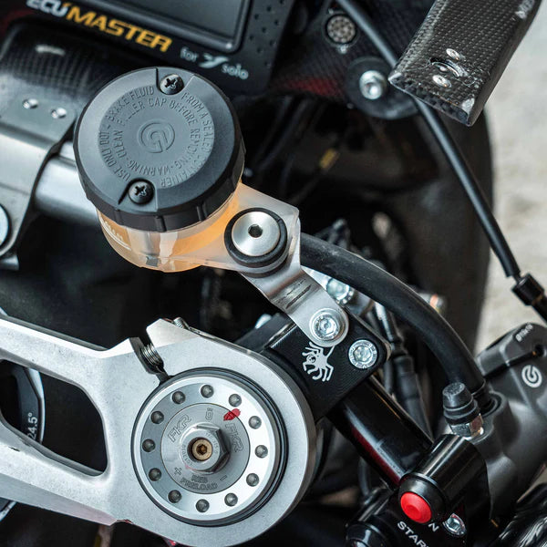 Kit de soporte del recipiente de expansión de freno/embrague WorldSSP Feel Racing Ducati Panigale V2 955 (20-24) FR.08.KIT 