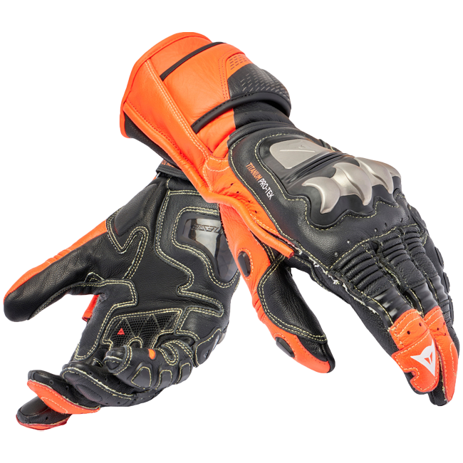 Guantes de moto Dainese Full Metal 7 Racing de cuero | Hombre | Negro/Rojo | 201810001462800 