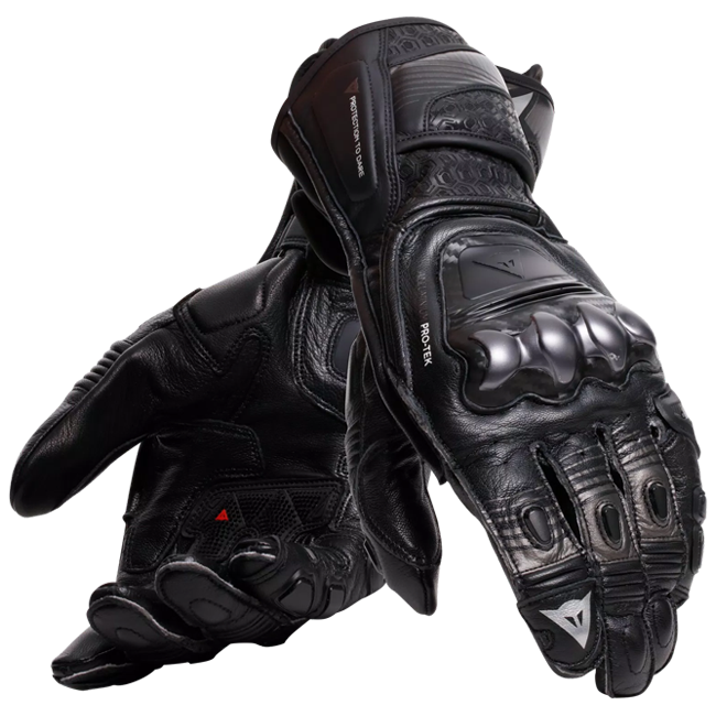 Guantes de moto de cuero Dainese Fiero Racing | Hombre | Negro | 201810002560400 