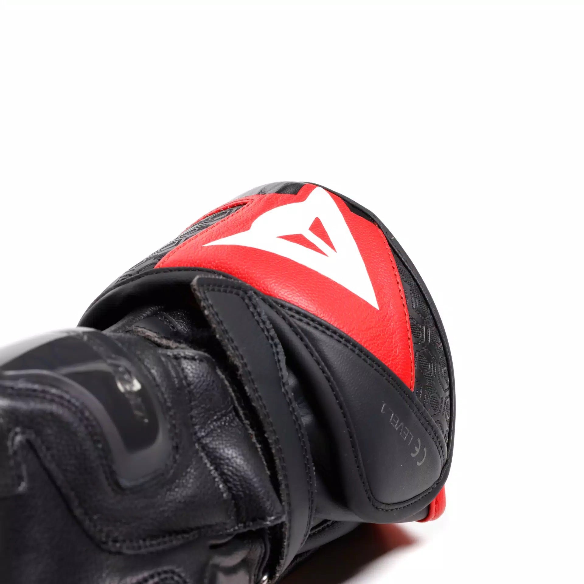 Guantes de cuero para moto Dainese Fiero Racing | Hombre | Negro/Rojo | 2018100025A7700 