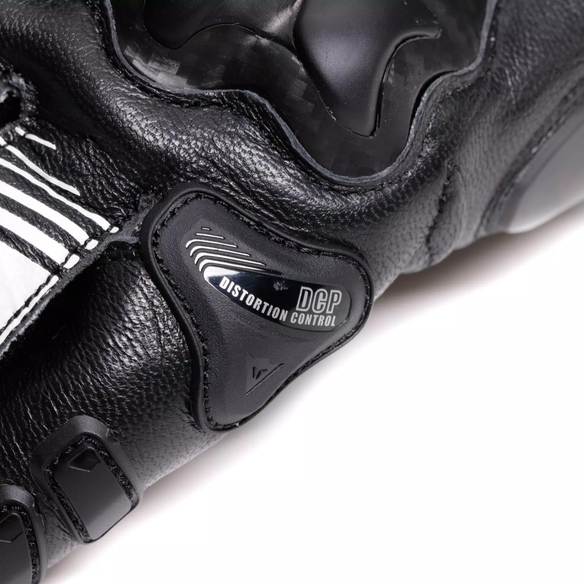Guantes de cuero para moto Dainese Fiero Racing | Hombre | Negro/Blanco | 2018100025N3200 