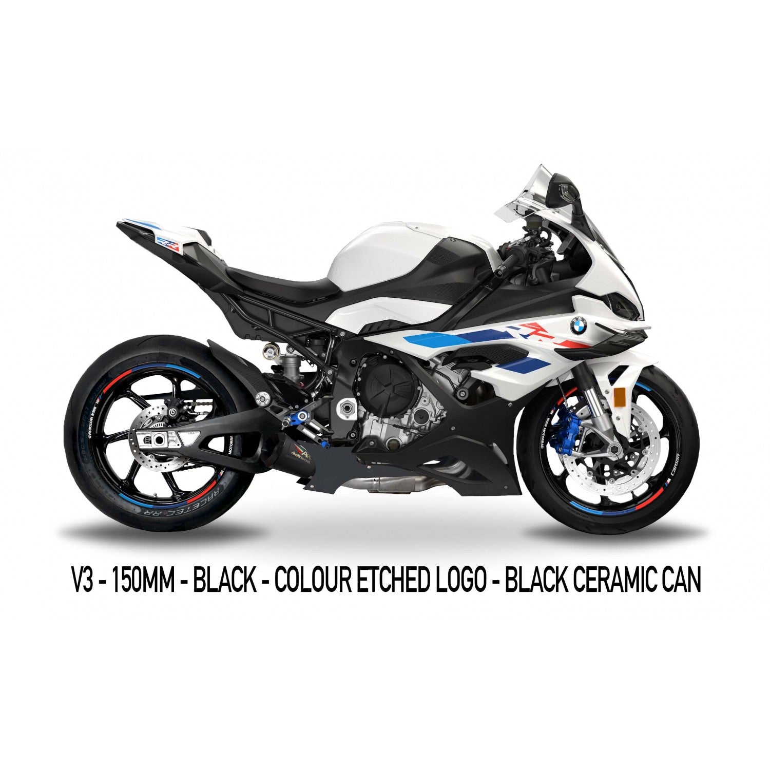 Austin Racing Slip-On GP3 (GP1R/V3) + tubo de reemplazo KAT BMW S1000RR K67 (19-25) 