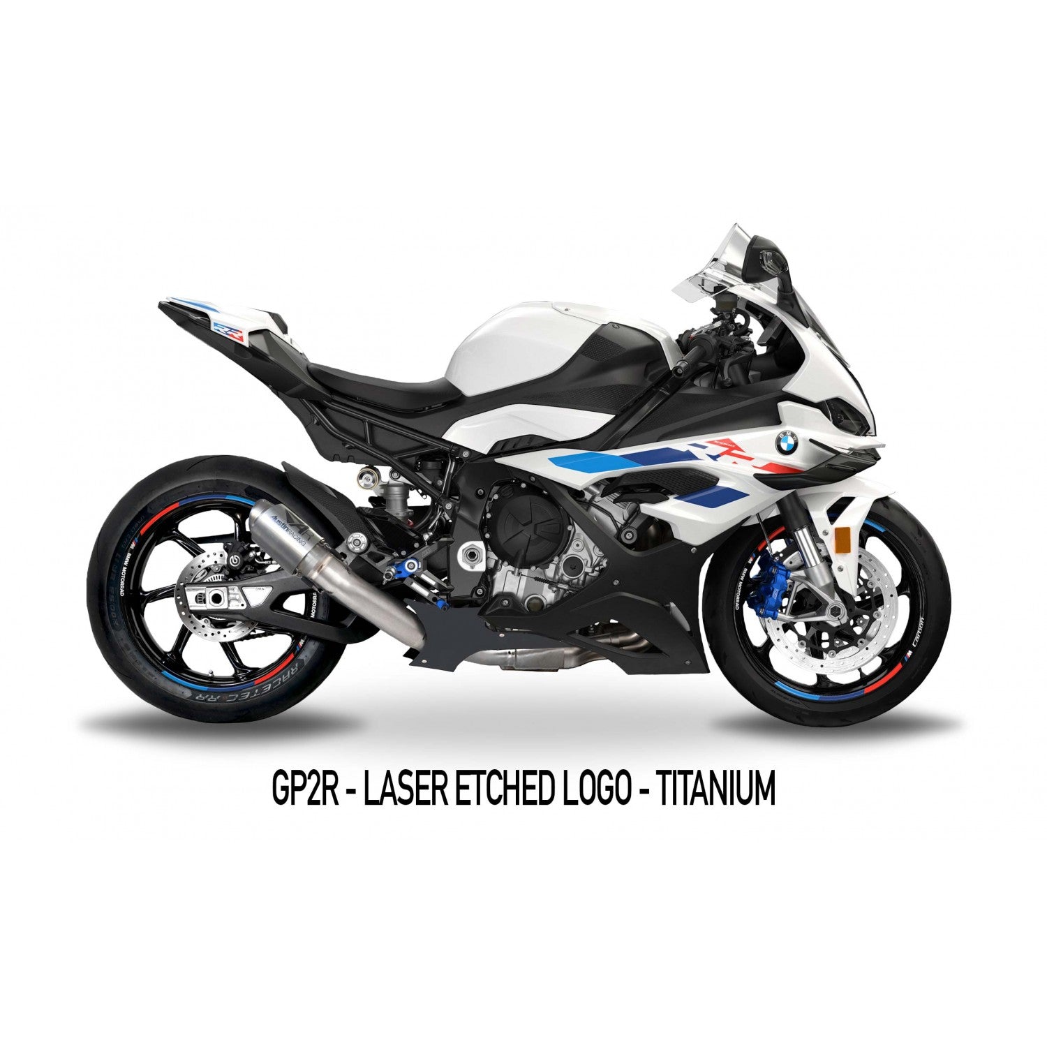 Austin Racing Slip-On (GP1R/GP2R/V3) + tubo de reemplazo de catalizador BMW S1000RR K67 (19-25) 
