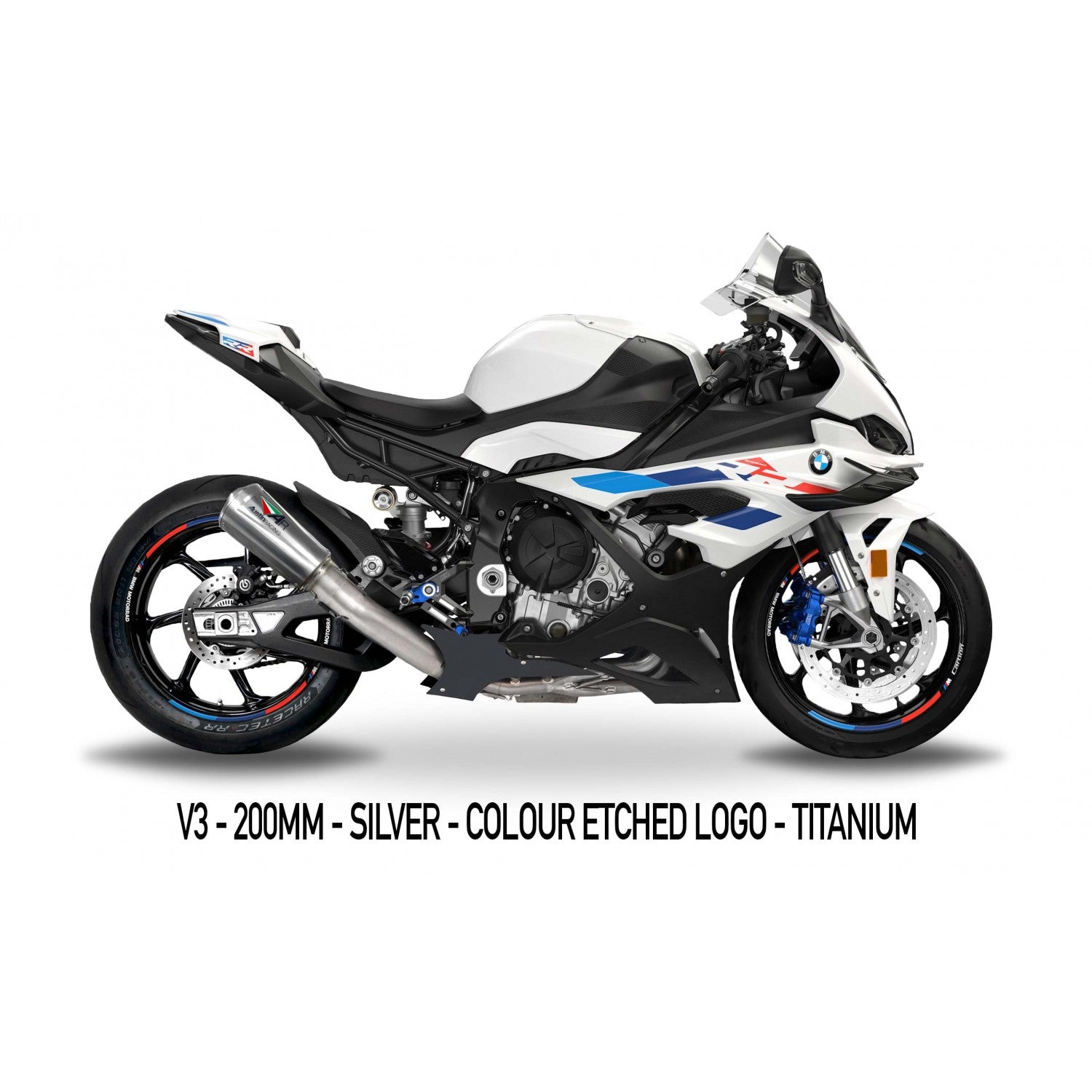 Sistema de escape completo de titanio Austin Racing (GP1R/GP2R/V3) BMW S1000RR K67 (19-26) 