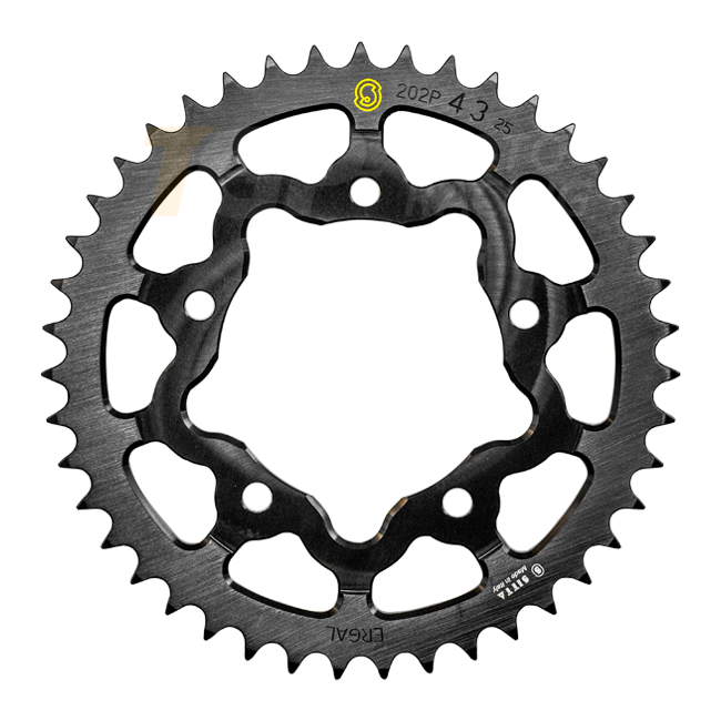 Sitta rueda de cadena de aluminio Aprilia RS 660 (20-25) (202P) – 37-48 dientes, paso 525 