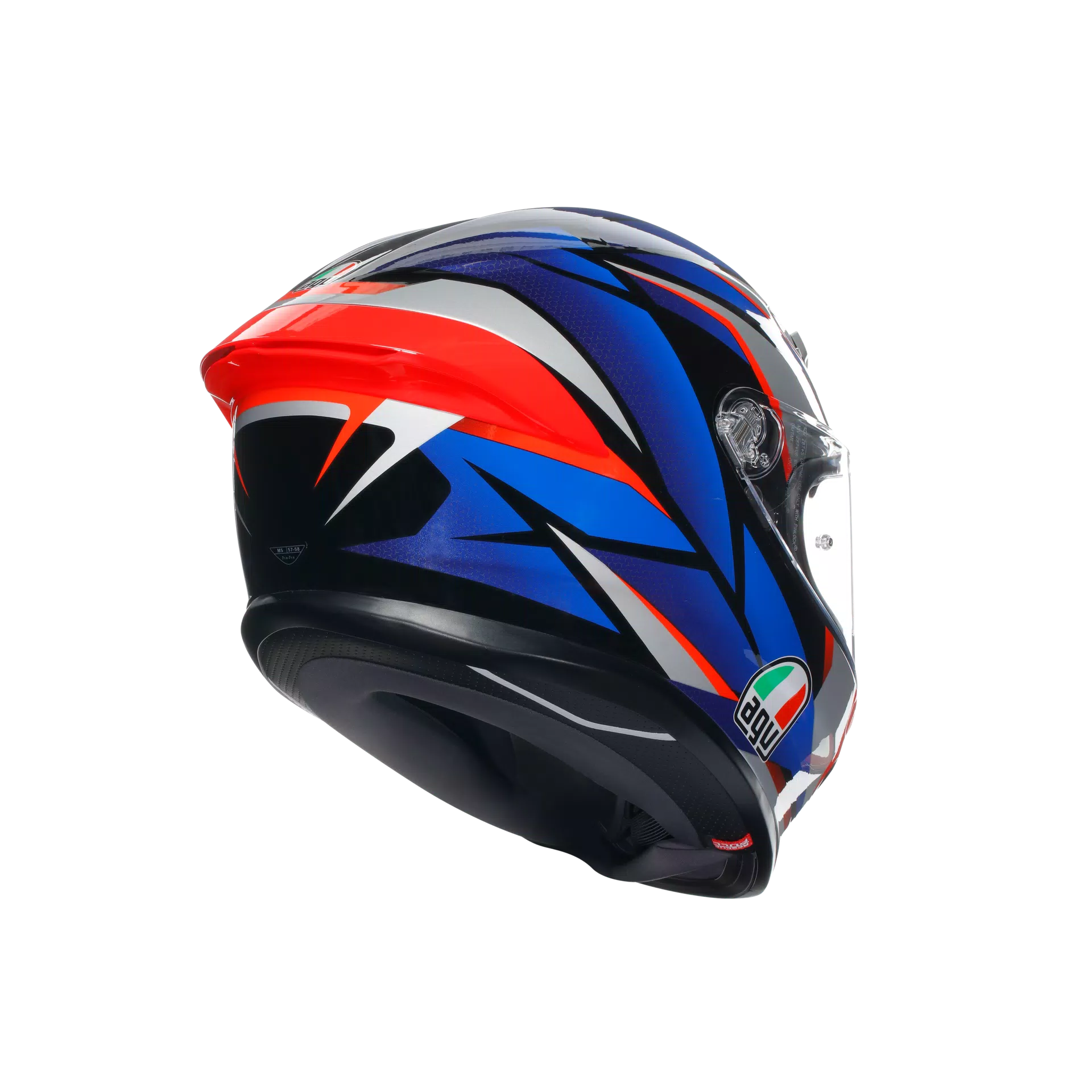 AGV K6 S Casco Slashcut Negro/Azul/Rojo | 2118395001015 