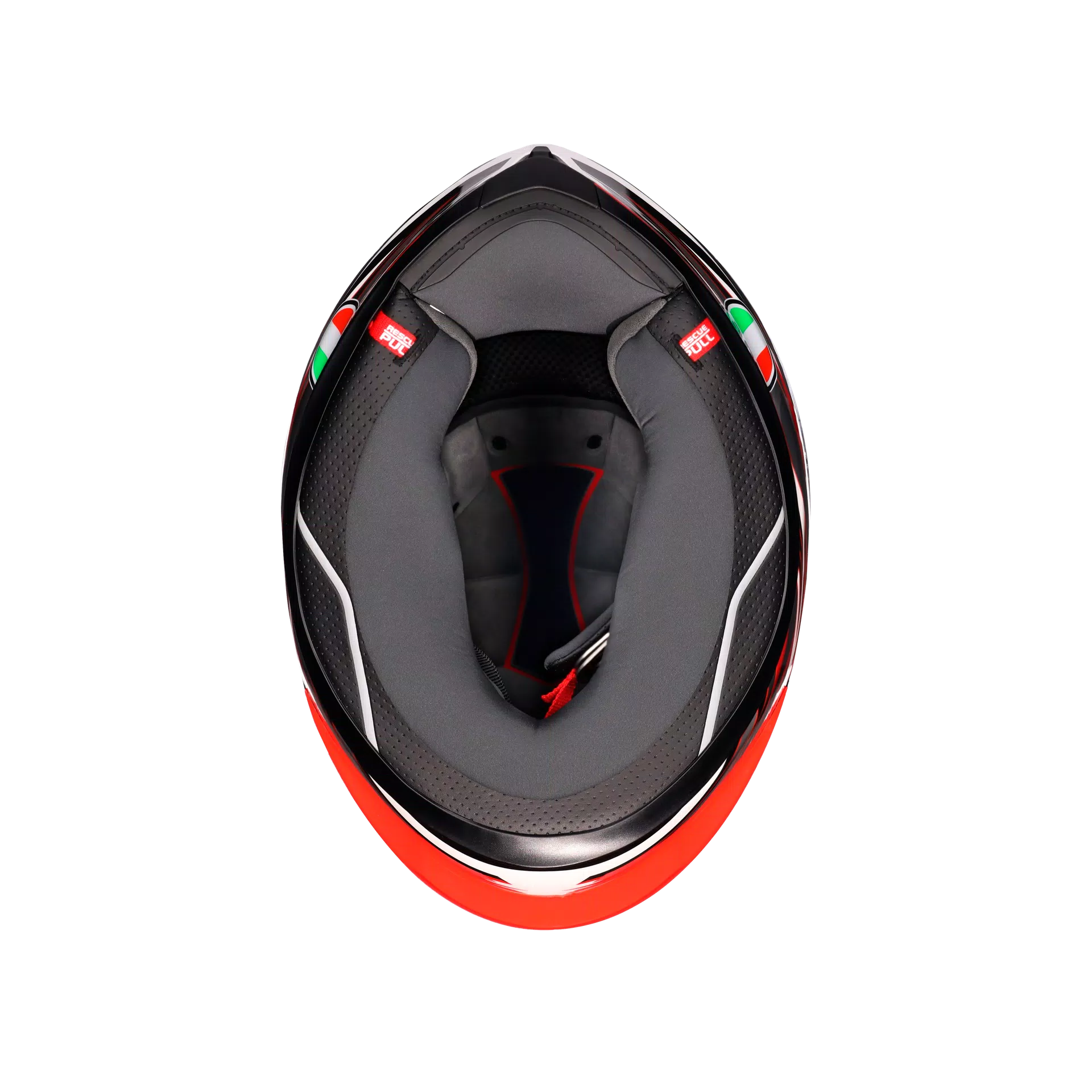 AGV K6 S Casco Reeval Blanco/Rojo/Gris | 2118395001023 