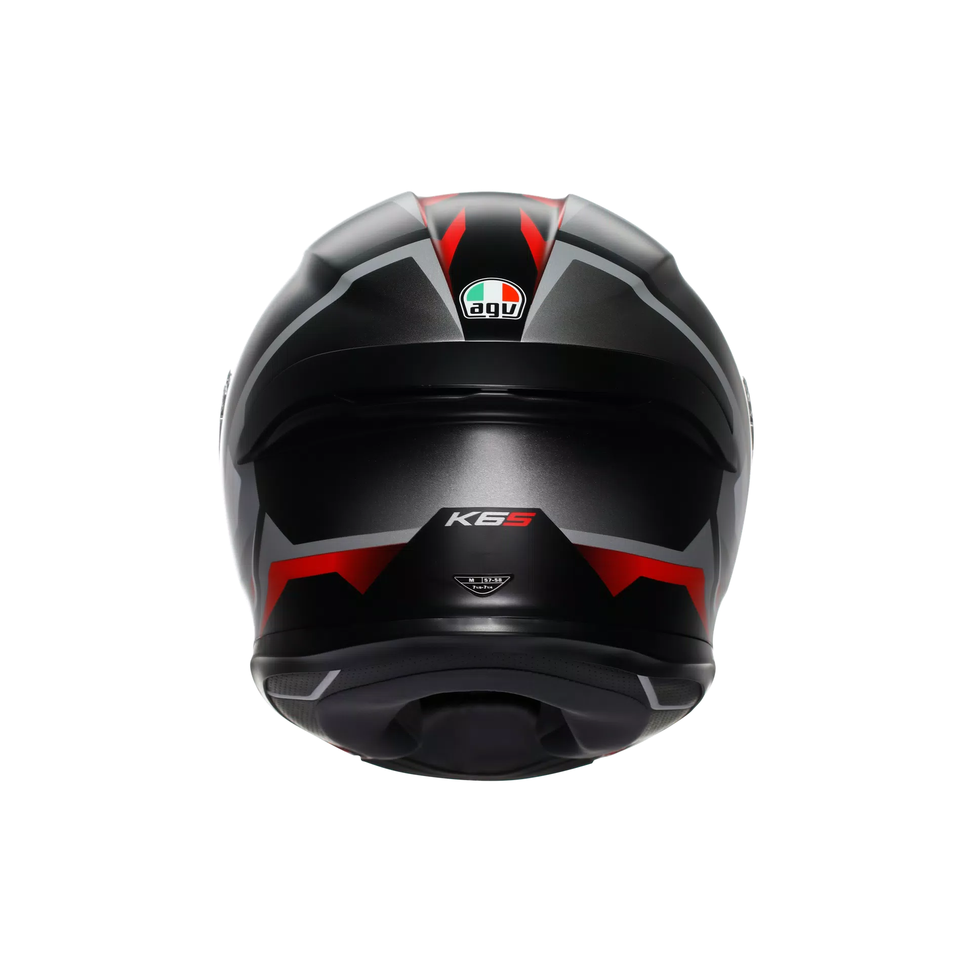 AGV K6 S Casco Karve Mate Negro/Blanco/Rojo | 2118395001025 