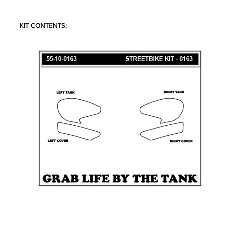 Stompgrip Vulcano Almohadillas de Tracción Yamaha YZF-R3 (19-25) 55-10-0163 