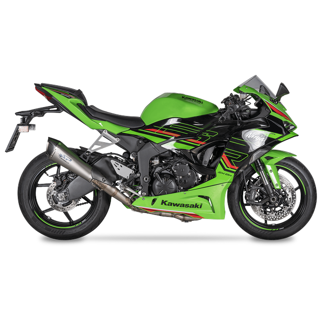 Spark Exhaust Komplettanlage Racing Konix Evo EVO2024 Titanium Kawasaki ZX-6R (09-26) GKA8831T