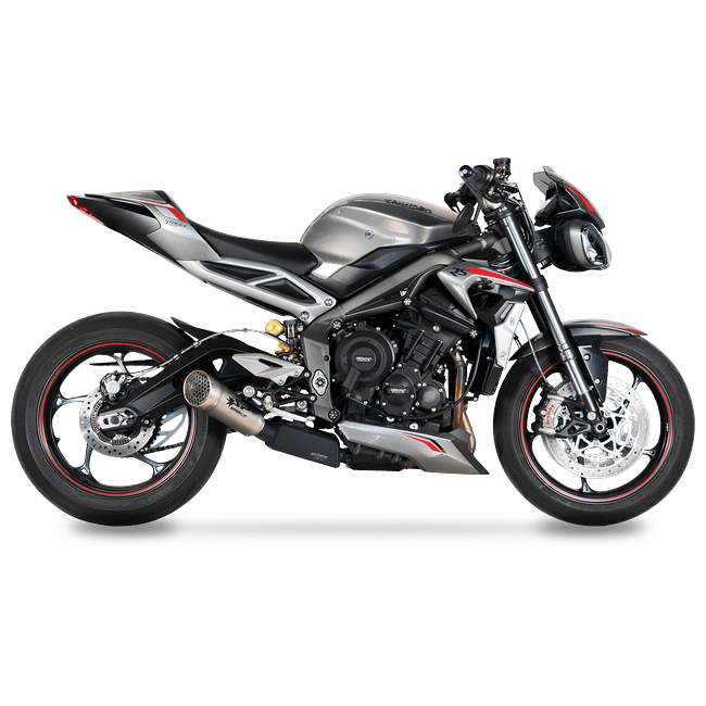 Spark Exhaust Halbkomplette Anlage Satz Grid-O Euro5 Black Box Triumph Street Triple 765 R/RS (20-22) GTR0503BOM