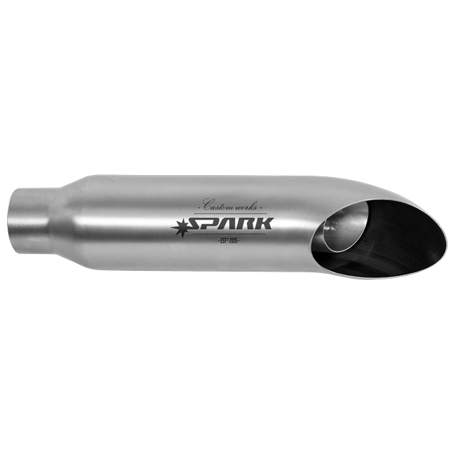 Spark Exhaust Schalldämpfer links Universal Hot Road Side Edelstahl G00SI18I