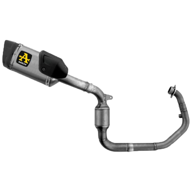 Sistema de escape completo Arrow Competition de acero inoxidable KTM RC 390 (22-25) 71229PTZ 