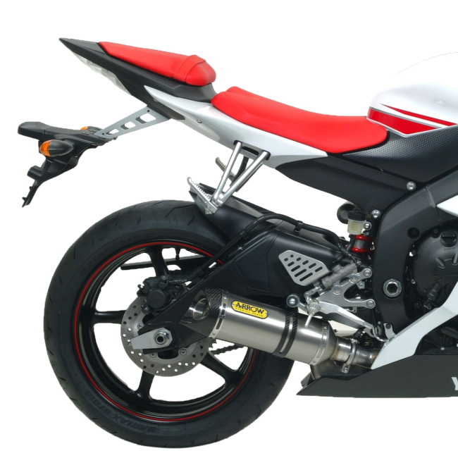 Silenciador Arrow Thunder de titanio para Yamaha YZF-R6 Rj15 (08-16) 71701PK 