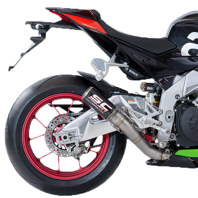 SC-Project Slip-On CR-T HIGH Aprilia RSV4/RR/RF (18-20) A18A-T90 