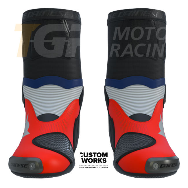 Botas de motocicleta de carretera y racing Dainese Axial 2 Air para hombre | Edición Francia | Custom Works 