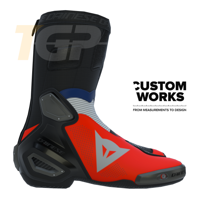 Botas de motocicleta de carretera y racing Dainese Axial 2 Air para hombre | Edición Francia | Custom Works 
