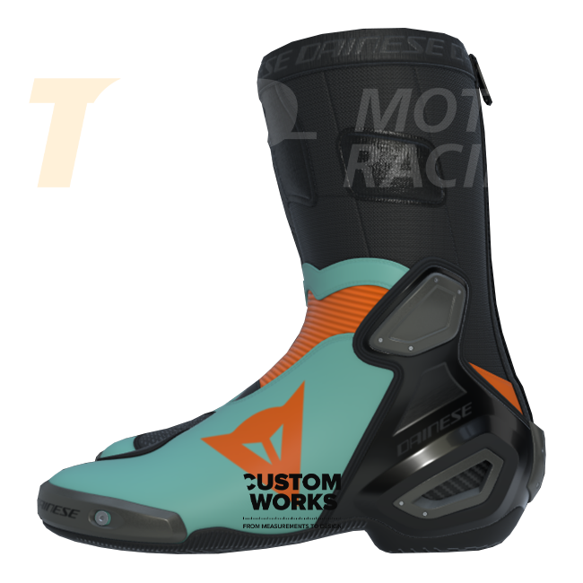 Dainese Axial 2 botas de motociclismo Racing y carretera | Hombre | Fluorot / Negro | Custom Works 