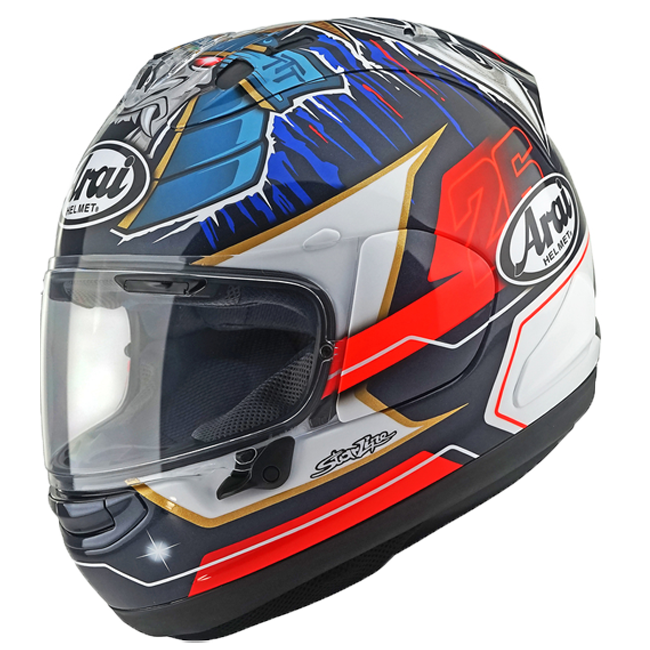 Casco Arai RX-7V Evo Réplica Dani Pedrosa Shogun 137-0340 