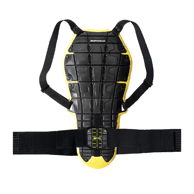 Spidi Back Warrior Evo protector de espalda | Hombre | Negro/Amarillo 