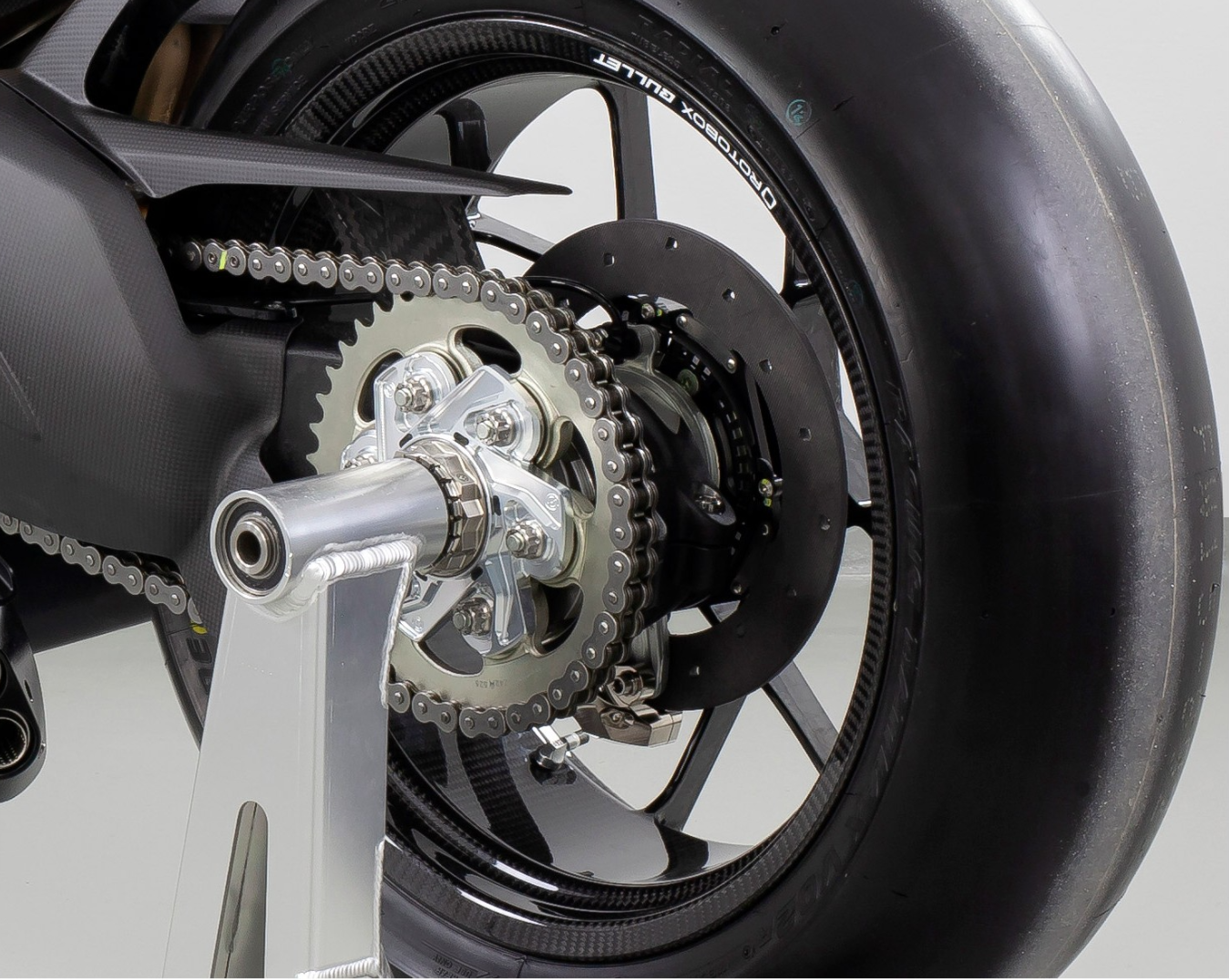 Kit SICOM Carbon-Cerámica de rueda trasera-Discos de freno T-Drive 245x6mm para Ducati Panigale V2 955 (20-24) 