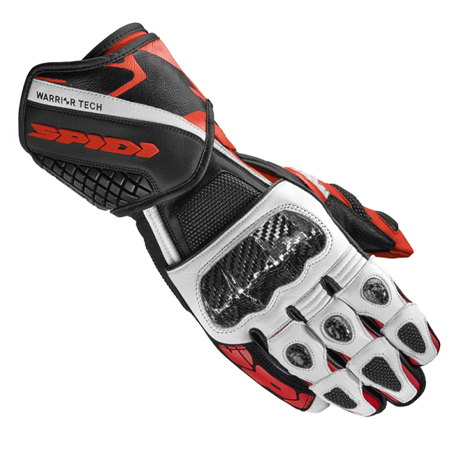 Guantes de cuero para moto Spidi Carbo 5 Racing | Hombre | Rojo | A185014 