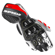 Guantes de cuero de moto Spidi Carbo Kangaroo Racing | Hombre | Negro-Rojo | A216021 
