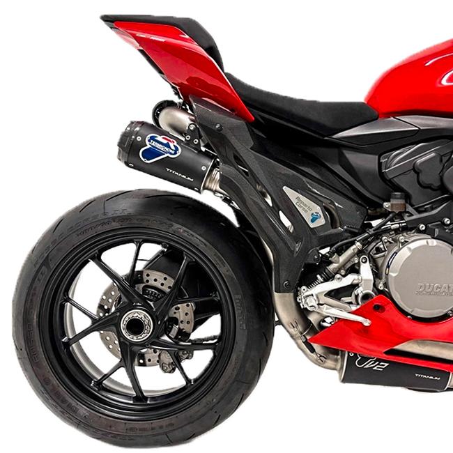 Sistema de escape completo de titanio Termignoni SBK Replica Ducati Panigale V2 955 (20-24) D22009400TNC 