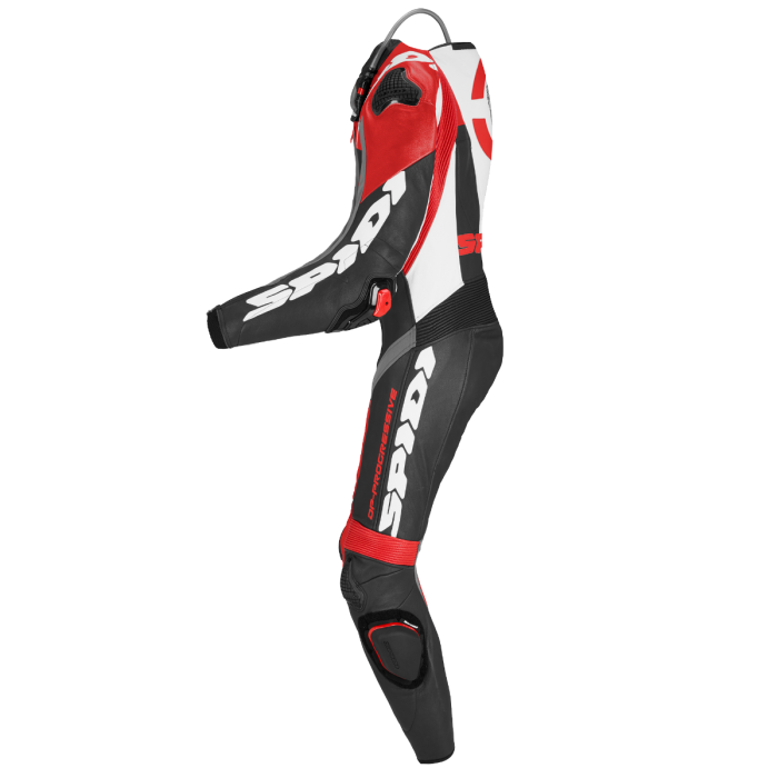 Spidi DP-Progressive mono Mono de cuero – Mono de competición perforado | Hombre | Rojo | Y161014 