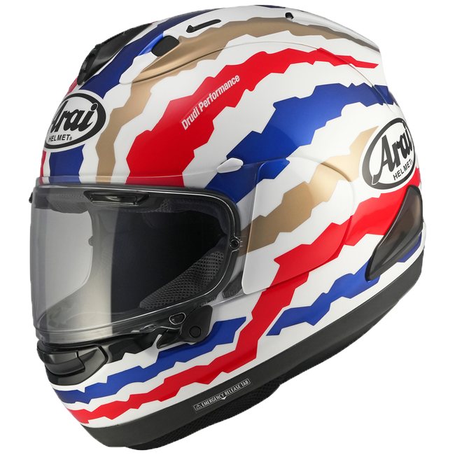 Réplica del casco Arai RX-7V Evo Mick Doohan Jubilee Restyle 137-0386 