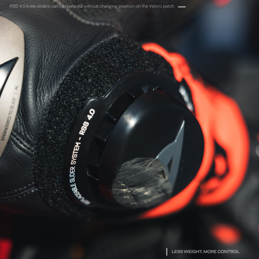 Dainese Misano 3 D-AIR® Mono de cuero – Traje de competición con airbag perforado | Hombre | Rojo 