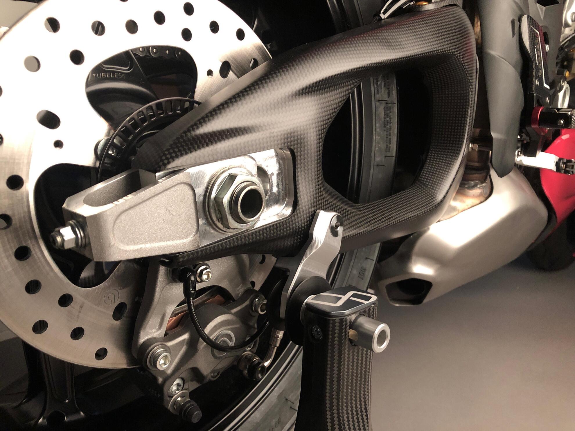 Soportes de elevación LighTech para soportes con ruedas para Ducati Panigale V4/S (2025) FTEDU001 