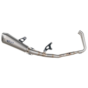 Sistema de escape completo Spark de titanio Konix para Kawasaki Ninja 400 (18-23) GKA8824T 