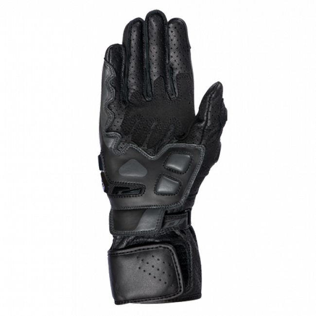 IXON GP5 Air L guantes de cuero de motocicleta | Mujer | Negro 