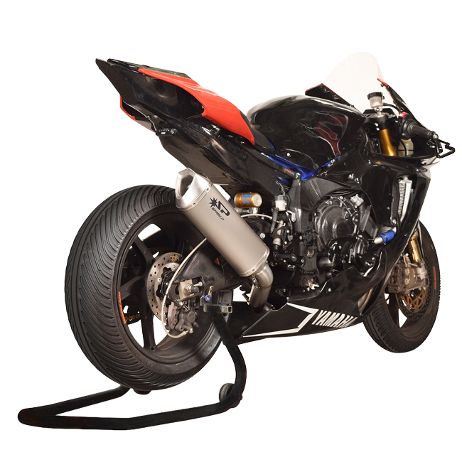 Spark Exhaust Halbkomplette Anlage Satz Force D.60 Edelstahl Yamaha R1/R1M (15-25) GYA8878T
