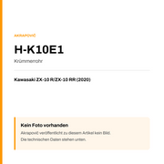 Akrapovic Krümmerrohr Kawasaki ZX-10 R / ZX-10 RR (20-20) H-K10E1 — Platzhalter, kein Herstellerfoto verfügbar