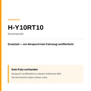 Akrapovic Krümmerrohr H-Y10RT10 — Platzhalter, kein Herstellerfoto verfügbar