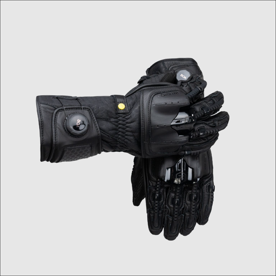 Knox Handroid MK5 Guantes de cuero de carreras | Hombre | Negro | 11769404100 