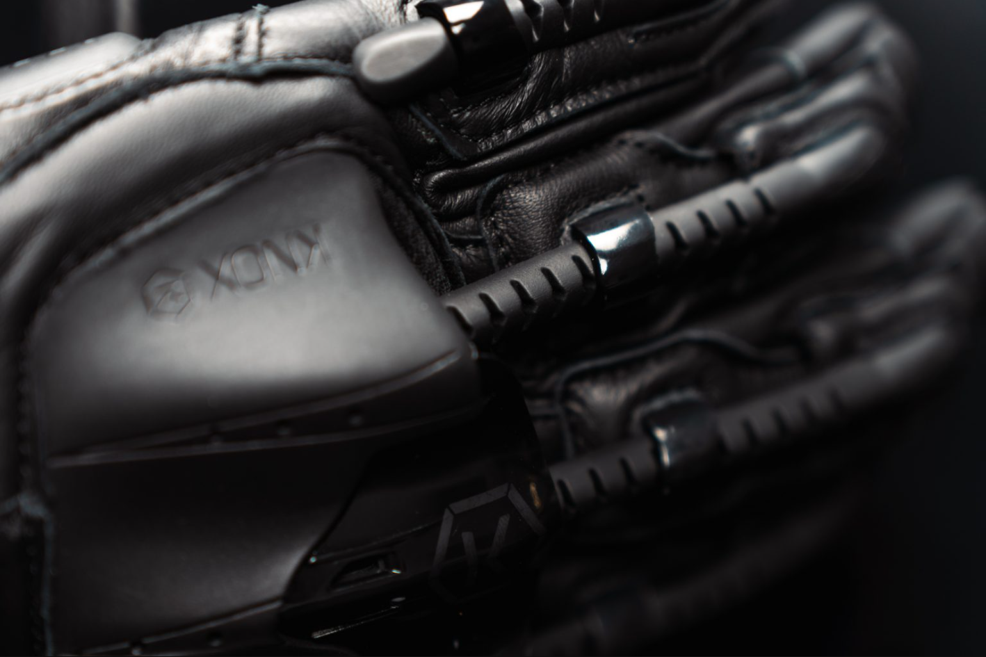 Knox Handroid MK5 Guantes de cuero de carreras | Hombre | Negro | 11769404100 