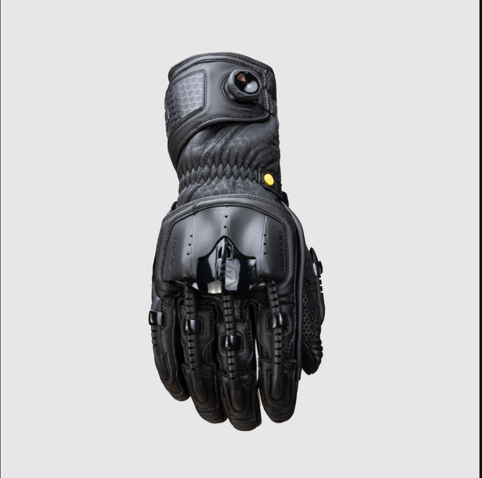 Knox Handroid MK5 Guantes de cuero de carreras | Hombre | Negro | 11769404100 