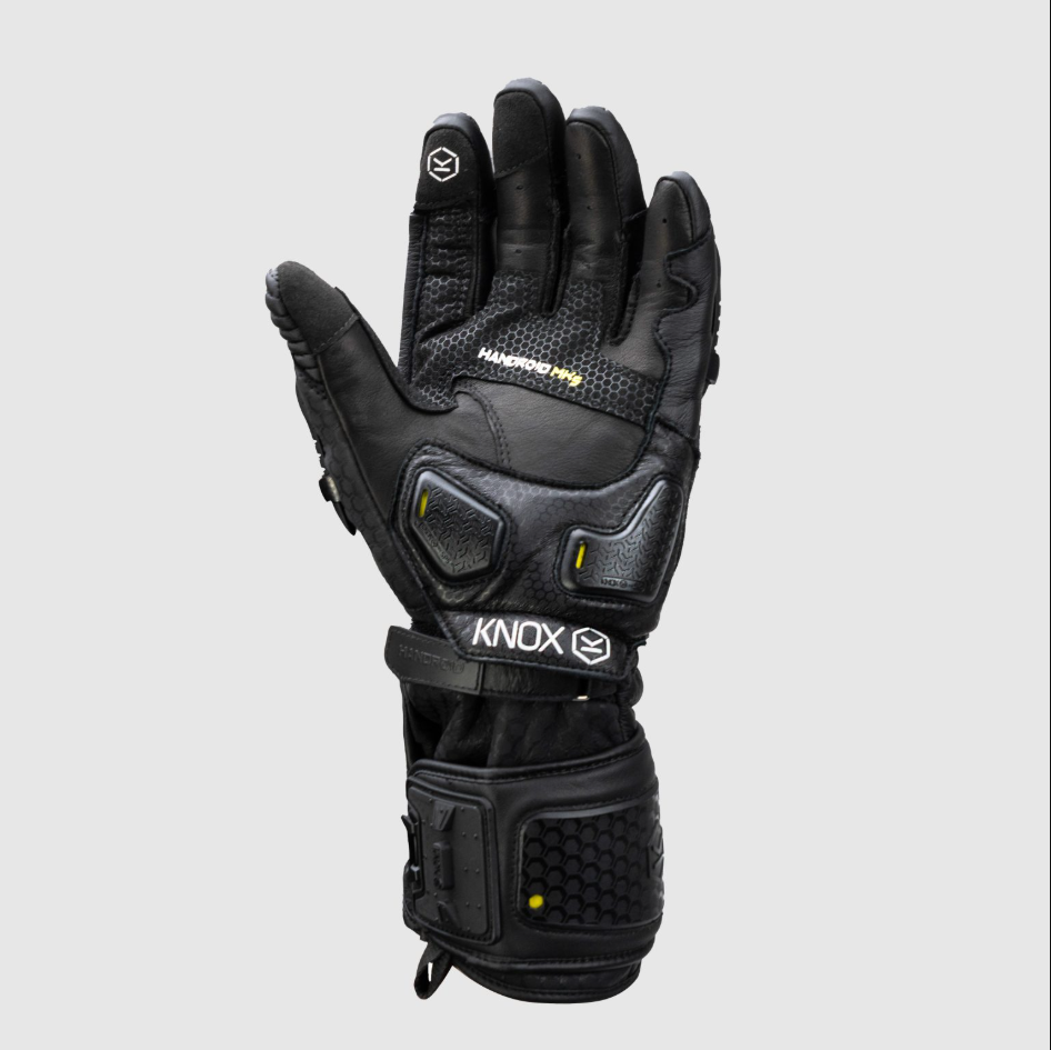 Knox Handroid MK5 Guantes de cuero de carreras | Hombre | Negro | 11769404100 