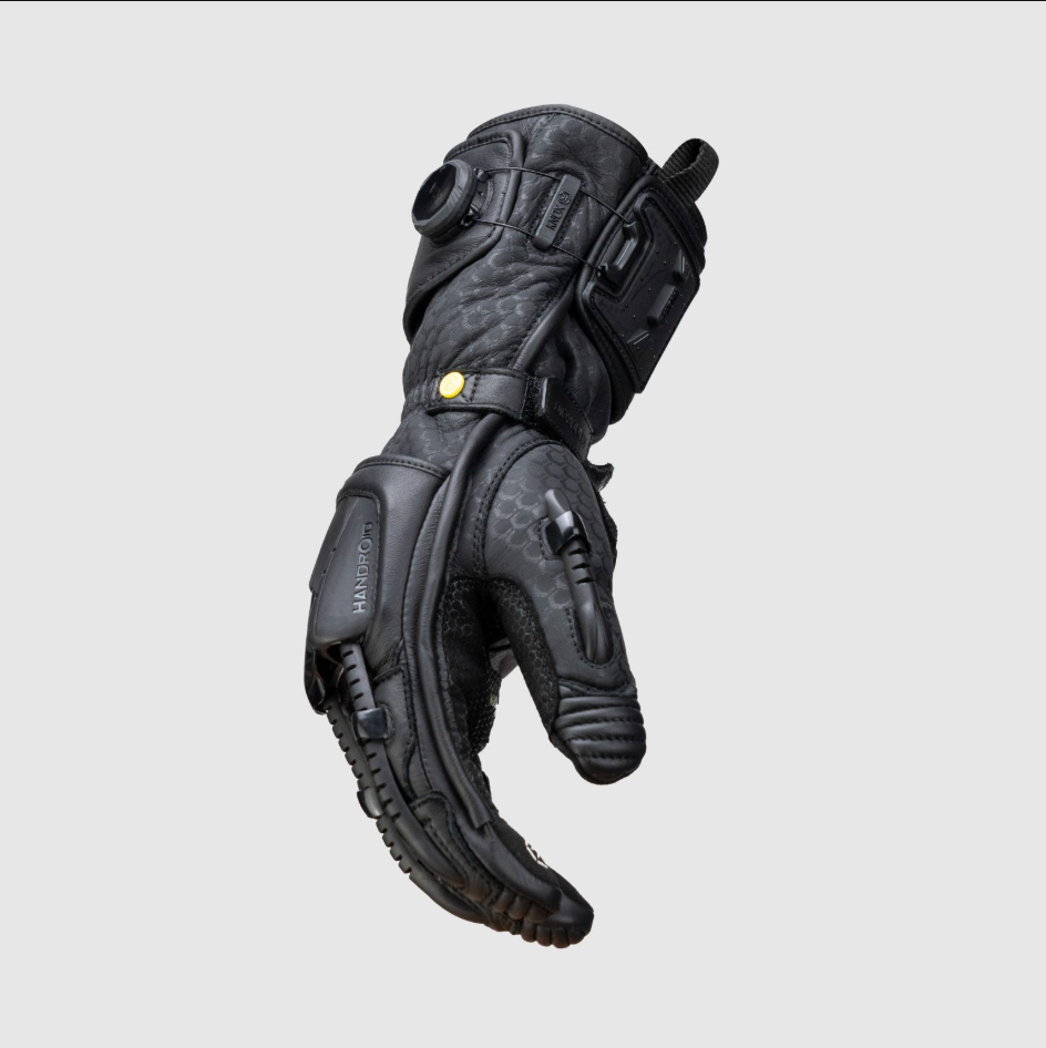 Knox Handroid MK5 Guantes de cuero de carreras | Hombre | Negro | 11769404100 