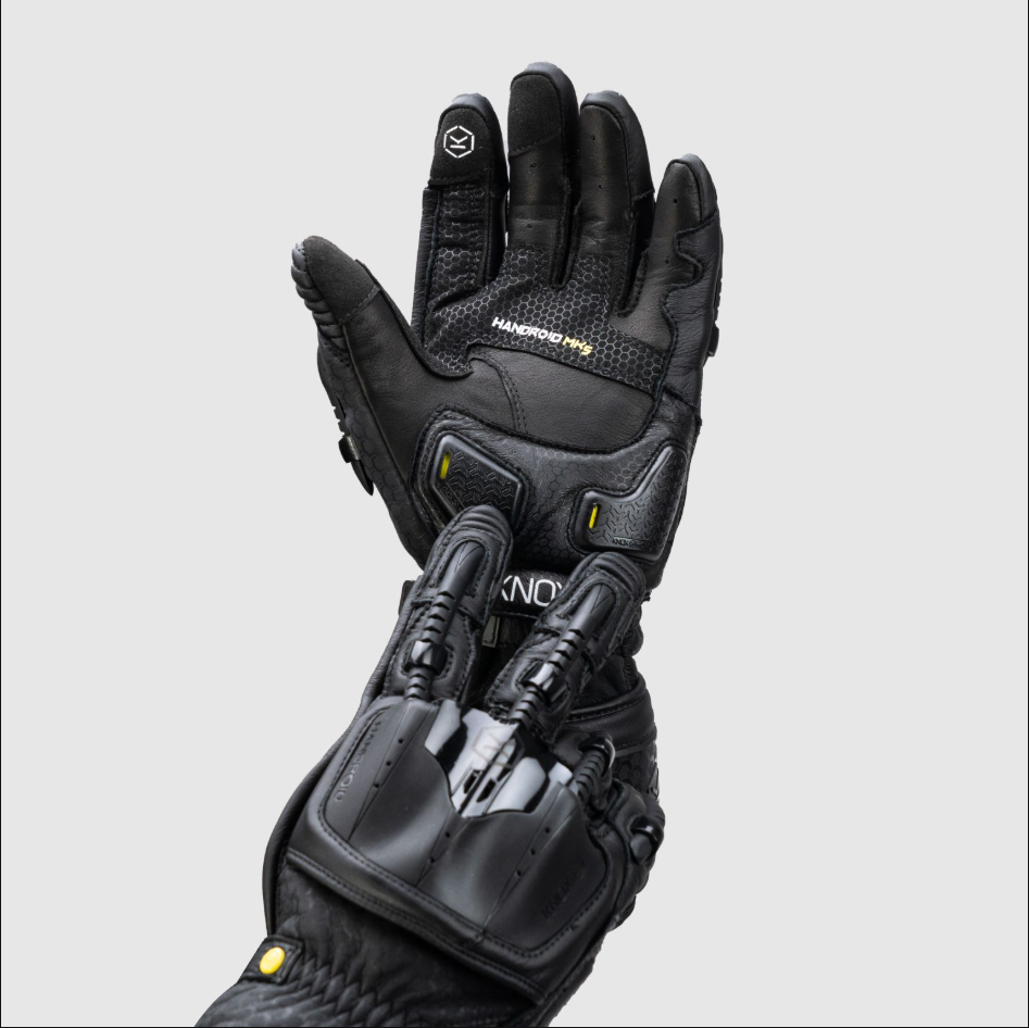 Knox Handroid MK5 Guantes de cuero de carreras | Hombre | Negro | 11769404100 