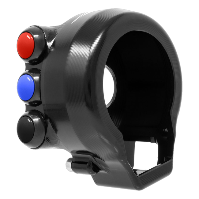 Gasgriffgehäuse mit integriertem Lenkerschalter JetPrime Aprilia RSV4 RF (17-18) JP CO AP009RV
